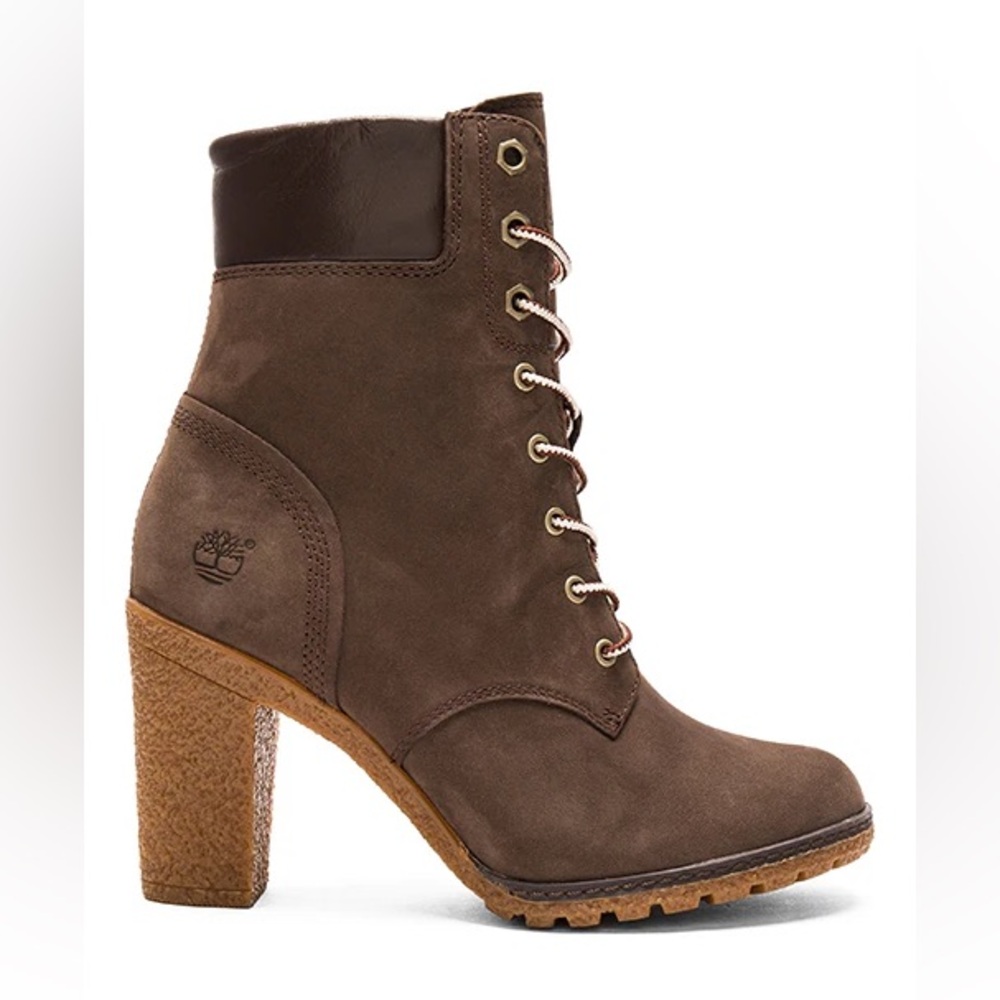 Timberland Glancy Boot in Dark Brown Nubuck - Picture 1 of 14